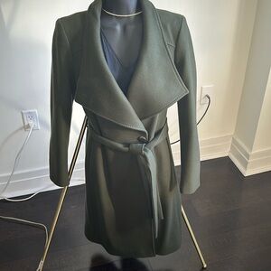 Ted Baker Green Wool and Cashmere Coat